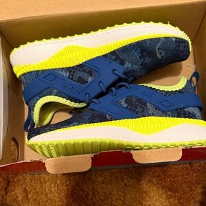 Puma Kids Sneakers - Blue and Neon Yellow
